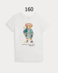 本日限定2025新品新作ラルフローレンポロベアガールズTシャツXL（160）白