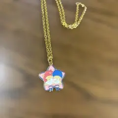 キキララ Little Twin Stars ネックレス レトロ　昭和レトロ