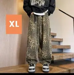 パンツ デニムパンツ レオパード XL 相性抜群!! 最旬スタイル