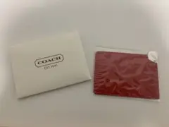 COACH シルバー ミラー 手鏡 ノベルティ 美品】 COACH コーチ ミラー カード型手鏡 カードサイズ