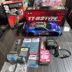 TAMIYA TT-02 TYPE-S シャーシキット オプションパーツ付のサムネイル