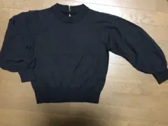 期間限定お値下げ中！ 黒　ニット　ドットレース