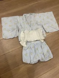 バースデイ　コトリ　甚平　浴衣　100cm 美品