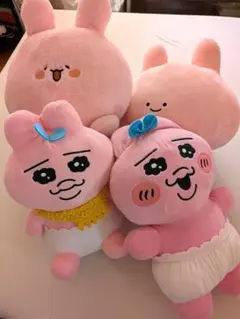 おぱんちゅうさぎ カナヘイ ぬいぐるみ 4体セット まとめ売り 匿名配送