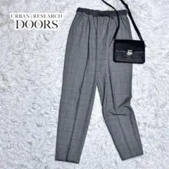 アーバンリサーチドアーズ チェック柄 テーパードパンツ DOORS