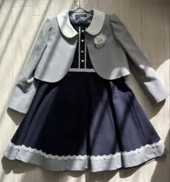 CHOPIN Ne deux ワンピース 130 ネイビー