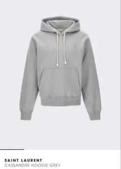 (専用)【SAINT LAURENT】CASSANDRE HOODIE グレーのサムネイル