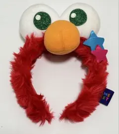 エルモ カチューシャ ユニバ ファー素材 星飾り付き