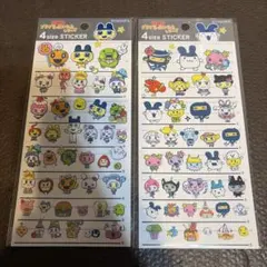 プチプチおみせっちしりーず　たまごっち　4サイズステッカー