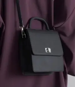 【ほぼ未使用】Loose ルース 2way スクエアショルダーミニバッグ