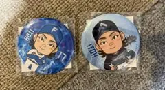 北海道日本ハムファイターズ ガチャ 伊藤大海 缶バッジ