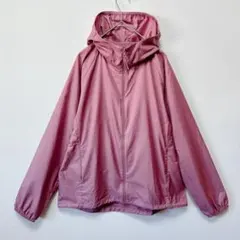 ユニクロ ポケッタブルUVカットパーカー L ピンク