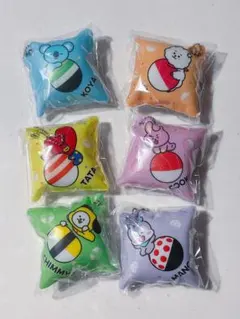 BT21　くら寿司　クッションチャーム 6つセット