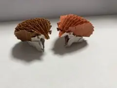 折り紙　ハリネズミ