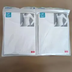 AIRism UVカットUネックT Mサイズ 2枚セット