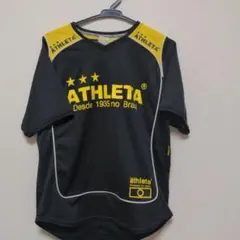 ATHLETA ブラック イエロー Tシャツ