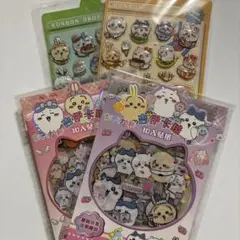 81☆ ぷくぷくシールボンボンドロップ立体 3D ステッカー　ちいかわ