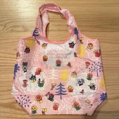 【アンパンマンミュージアム限定】エコバッグ　ピンク　コンパクト