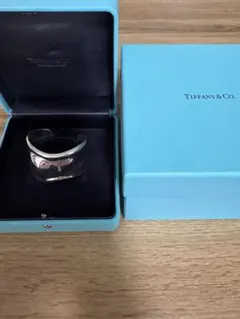 ティファニー ボーンカフ バングル ブレスレット ルテニウム コッパー