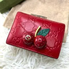 2025年最新】gucci 財布 さくらんぼの人気アイテム - メルカリ