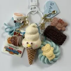 じゃらじゃらキーホルダー マーブルチョコアイス クッキー 382 - メルカリ
