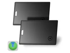 エアタグ 紛失防止タグ カード式 【2枚セット・IOS専用&GPS全球超強信号】