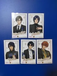 新テニスの王子様 イオンコラボ チェキ風カード 5枚セット