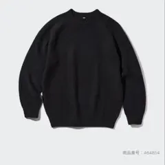 UNIQLO ブラック　ニットセーター XL