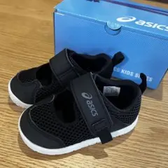 asics アシックス ベビーサンダル 13.0cm 黒 ブラック スニーカー