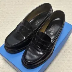 ハルタ ローファー 黒 24EE