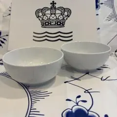 ROYAL COPENHAGEN 青い花模様 ボウル 2個セット - メルカリ