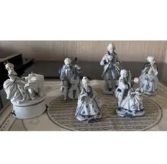 クラシック音楽家 陶器置物 6体セット