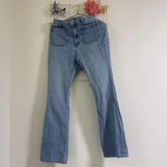 GU デニムパンツ ライトブルー レディース Sサイズのサムネイル