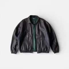 80s ポロラルフローレンLamb Leather Blouson Purple