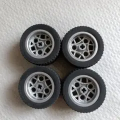 LEGO スポークホイール タイヤセット 4個