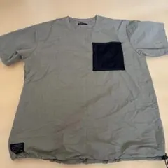 メッシュポケット付き Tシャツ ベージュ