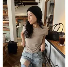 efu エフ　FUZZY KNIT BERET ベレー帽　ブラック