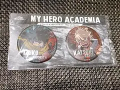 僕のヒーローアカデミア 緑谷出久 爆豪勝己 デコレーション缶バッジセット