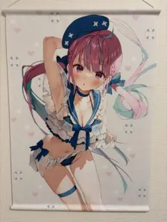 ホロライブ 湊あくあ B2タペストリー 鏡Ver がおう まかろん大帝 2025年最新】まかろん大帝 タペストリーの人気アイテム - メルカリ