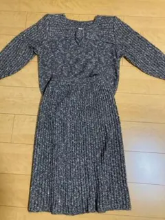 ニットセットアップ ブラック、白Ｍ