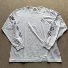 大*也様 【美品】ベンデイビス ロンT L ホワイト 袖プリント バックプリントのサムネイル