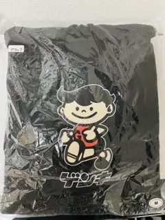 ゲンキくん　ゲンキ乳業　キャラクター プリント パーカー Mサイズ ブラック 八重山ゲンキ乳業 ゲンキくん パーカー Mサイズ 未開封｜Yahoo!フリマ