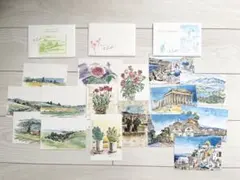 榎木孝明◾️ポストカード15枚セット◾️榎木孝明水彩画館