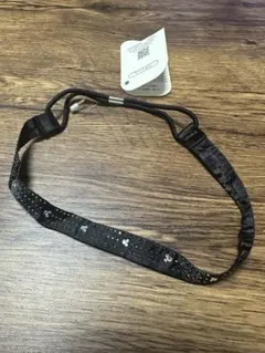 新品ディズニー購入　ミッキーマウスビーズスタッズ　カチュームヘアバンドヘアアクセ