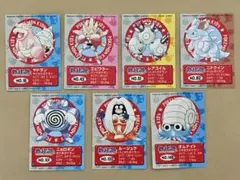 ポケモンキッズ付属トレカ合計7枚セット　1998年復刻バージョン版　バンダイ