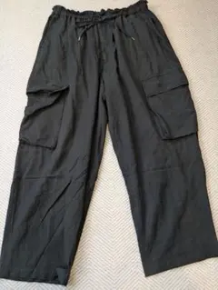 RePLAY RELAX WIDE MILITARY PANTS 黒　3