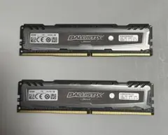 2枚セット8GB DDR4メモリー BALLISTIX Micro
