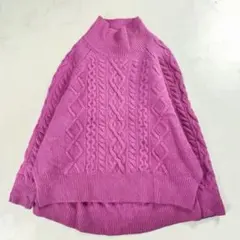 春カラー✨ ハルミトン グリーンレーベルリラクシング ハイネック ウールセーター