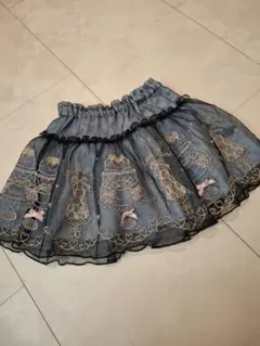 メゾピアノ ケーキ刺繍スカート 100
