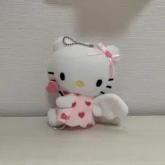ハローキティ ぬいぐるみキーホルダー ベビーエンジェル ピンク - メルカリ